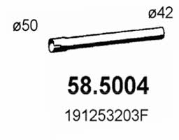 Asso 58.5004 Выхлопная труба 585004: Отличная цена - Купить в Польше на 2407.PL!
