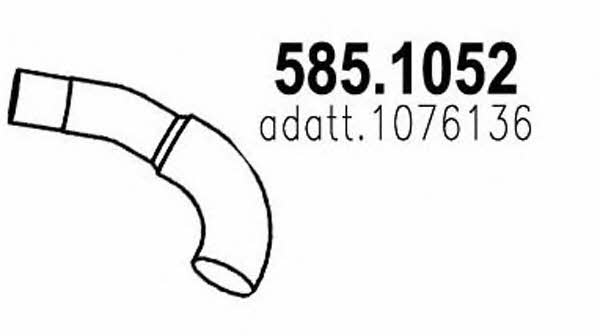 Asso 585.1052 Exhaust pipe 5851052: Buy near me in Poland at 2407.PL - Good price!