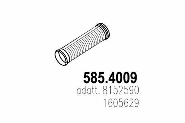 Asso 585.4009 Corrugated pipe 5854009: Buy near me in Poland at 2407.PL - Good price!