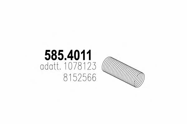 Asso 585.4011 Corrugated pipe 5854011: Buy near me at 2407.PL in Poland at an Affordable price!