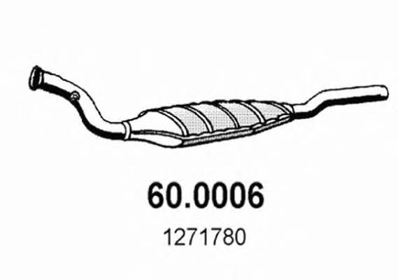 Asso 60.0006 Catalytic Converter 600006: Buy near me in Poland at 2407.PL - Good price!