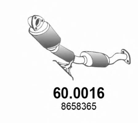 Asso 60.0016 Catalytic Converter 600016: Buy near me in Poland at 2407.PL - Good price!