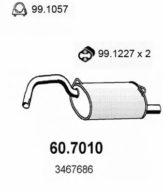 Asso 60.7010 Endschalldämpfer 607010: Kaufen Sie zu einem guten Preis in Polen bei 2407.PL!