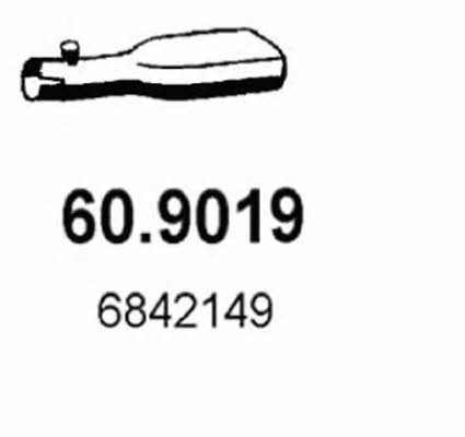 Asso 60.9019 Exhaust pipe 609019: Buy near me in Poland at 2407.PL - Good price!