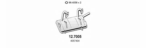 Asso ART3056 Exhaust system ART3056: Buy near me at 2407.PL in Poland at an Affordable price!