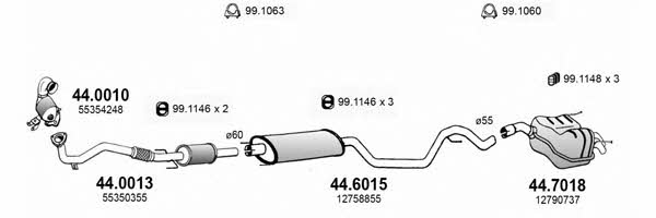  ART3603 Система выпуска отработаных газов ART3603: Отличная цена - Купить в Польше на 2407.PL!