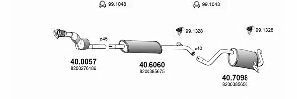  ART3670 Система випуску відпрацьованих газів ART3670: Приваблива ціна - Купити у Польщі на 2407.PL!