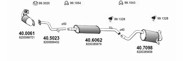  ART3673 Система випуску відпрацьованих газів ART3673: Приваблива ціна - Купити у Польщі на 2407.PL!