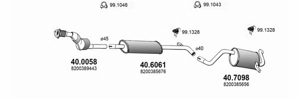  ART3675 Система випуску відпрацьованих газів ART3675: Приваблива ціна - Купити у Польщі на 2407.PL!