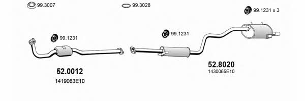 Asso ART3703 Abgasanlage ART3703: Kaufen Sie zu einem guten Preis in Polen bei 2407.PL!