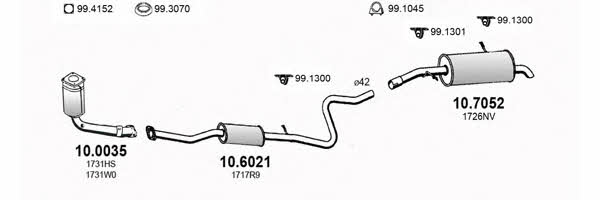 Asso ART32341 Exhaust system ART32341: Buy near me in Poland at 2407.PL - Good price!