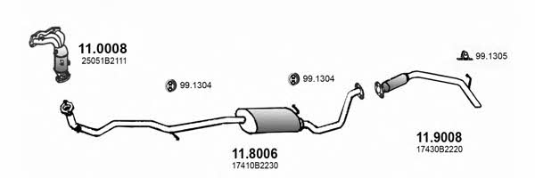 Asso ART3286 Abgasanlage ART3286: Kaufen Sie zu einem guten Preis in Polen bei 2407.PL!