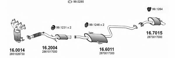 Asso ART3398 Układ wydechowy ART3398: Dobra cena w Polsce na 2407.PL - Kup Teraz!