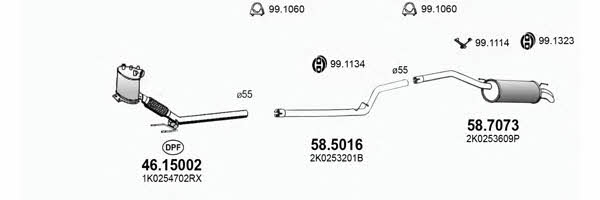  ART3768 Система випуску відпрацьованих газів ART3768: Приваблива ціна - Купити у Польщі на 2407.PL!