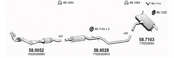  ART3795 Система випуску відпрацьованих газів ART3795: Приваблива ціна - Купити у Польщі на 2407.PL!