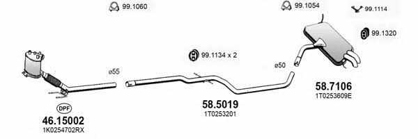  ART3798 Система випуску відпрацьованих газів ART3798: Приваблива ціна - Купити у Польщі на 2407.PL!