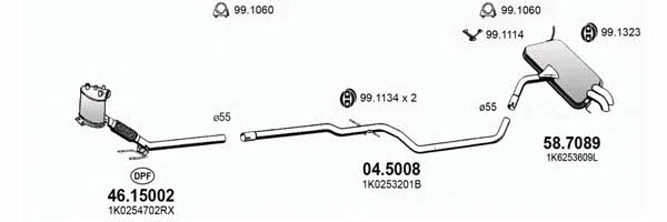  ART3877 Система випуску відпрацьованих газів ART3877: Приваблива ціна - Купити у Польщі на 2407.PL!