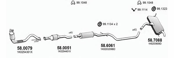  ART3878 Система випуску відпрацьованих газів ART3878: Приваблива ціна - Купити у Польщі на 2407.PL!