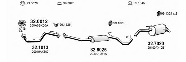 Asso ART3496 Abgasanlage ART3496: Kaufen Sie zu einem guten Preis in Polen bei 2407.PL!