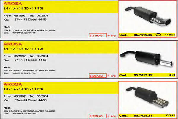 Asso ARTSPORT0005 Direct-flow muffler ARTSPORT0005: Buy near me in Poland at 2407.PL - Good price!
