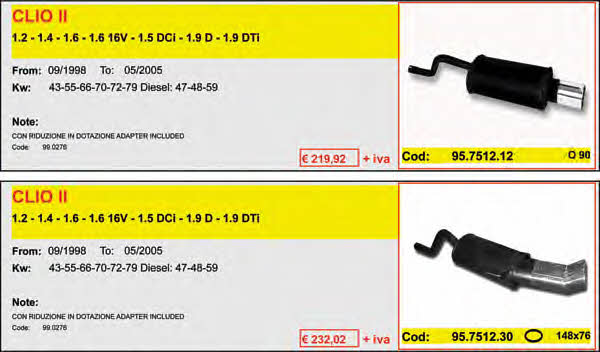 Asso ARTSPORT0026 Direct-flow muffler ARTSPORT0026: Buy near me in Poland at 2407.PL - Good price!