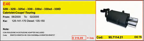 ARTSPORT0039 Durchgangsschalldämpfer ARTSPORT0039: Kaufen Sie zu einem guten Preis in Polen bei 2407.PL!