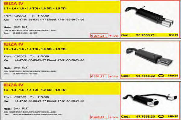Asso ARTSPORT0061 Direct-flow muffler ARTSPORT0061: Buy near me in Poland at 2407.PL - Good price!