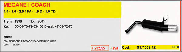 Asso ARTSPORT0068 Direct-flow muffler ARTSPORT0068: Buy near me in Poland at 2407.PL - Good price!