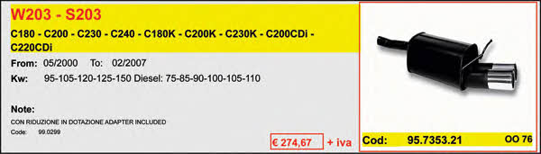  ARTSPORT0106 Direct-flow muffler ARTSPORT0106: Buy near me in Poland at 2407.PL - Good price!