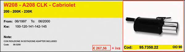 Asso ARTSPORT0107 Direct-flow muffler ARTSPORT0107: Buy near me in Poland at 2407.PL - Good price!
