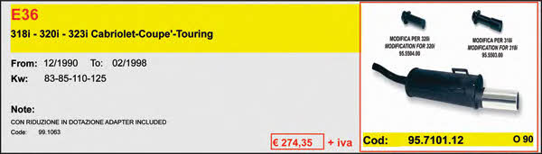 Asso ARTSPORT0117 Direct-flow muffler ARTSPORT0117: Buy near me in Poland at 2407.PL - Good price!