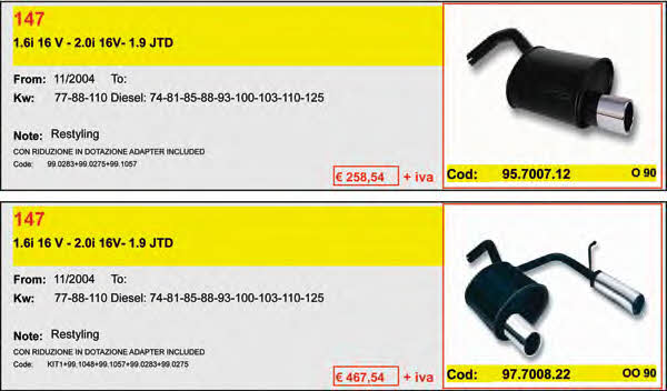 Asso ARTSPORT0165 Глушитель прямоточный ARTSPORT0165: Отличная цена - Купить в Польше на 2407.PL!