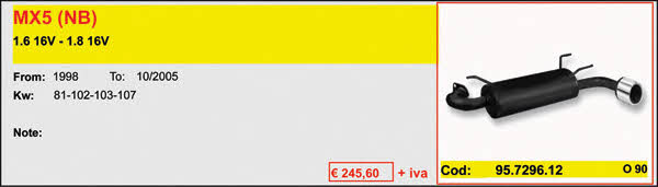 Asso ARTSPORT0175 Глушитель прямоточный ARTSPORT0175: Отличная цена - Купить в Польше на 2407.PL!