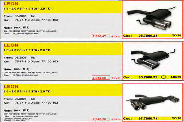  ARTSPORT0209 Direct-flow muffler ARTSPORT0209: Buy near me in Poland at 2407.PL - Good price!