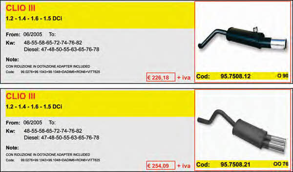 Asso ARTSPORT0218 Direct-flow muffler ARTSPORT0218: Buy near me in Poland at 2407.PL - Good price!