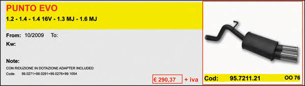 Asso ARTSPORT0244 Direct-flow muffler ARTSPORT0244: Buy near me in Poland at 2407.PL - Good price!