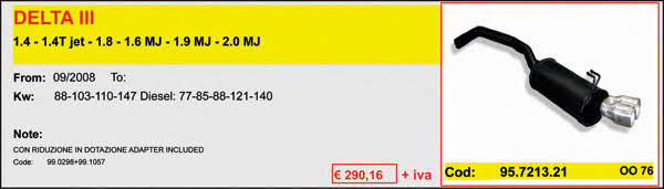 Asso ARTSPORT0248 Direct-flow muffler ARTSPORT0248: Buy near me in Poland at 2407.PL - Good price!