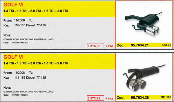 Asso ARTSPORT0255 Direct-flow muffler ARTSPORT0255: Buy near me in Poland at 2407.PL - Good price!