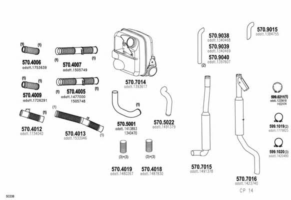  ARTTRUCK660 Exhaust system ARTTRUCK660: Buy near me in Poland at 2407.PL - Good price!