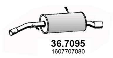 Asso 36.7095 End Silencer 367095: Buy near me in Poland at 2407.PL - Good price!