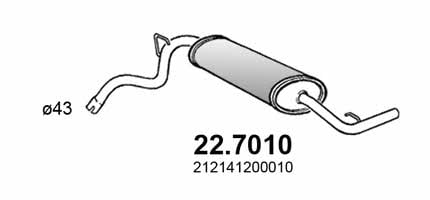 Asso 22.7010 End Silencer 227010: Buy near me in Poland at 2407.PL - Good price!