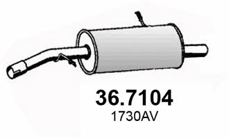 Asso 36.7104 End Silencer 367104: Buy near me in Poland at 2407.PL - Good price!