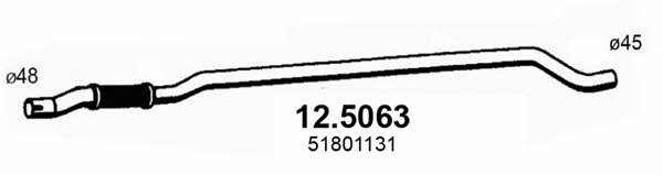 Asso 12.5063 Вихлопна труба 125063: Приваблива ціна - Купити у Польщі на 2407.PL!