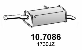 Asso 10.7086 End Silencer 107086: Buy near me at 2407.PL in Poland at an Affordable price!