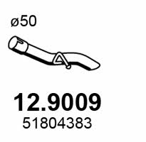 Asso 12.9009 Exhaust pipe 129009: Buy near me in Poland at 2407.PL - Good price!