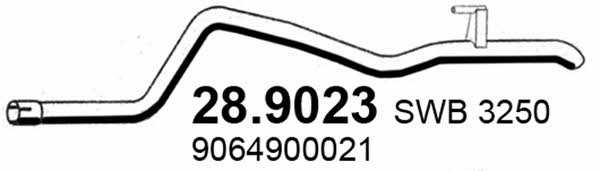 Asso 28.9023 Выхлопная труба 289023: Отличная цена - Купить в Польше на 2407.PL!