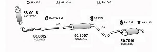  ART3777 Abgasanlage ART3777: Kaufen Sie zu einem guten Preis in Polen bei 2407.PL!