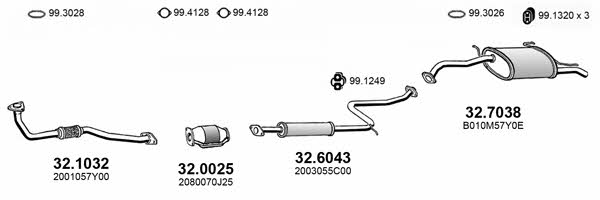  ART4203 Система випуску відпрацьованих газів ART4203: Приваблива ціна - Купити у Польщі на 2407.PL!