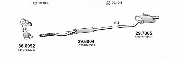  ART4410 Exhaust system ART4410: Buy near me in Poland at 2407.PL - Good price!