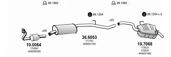 Asso ART4111 Система випуску відпрацьованих газів ART4111: Приваблива ціна - Купити у Польщі на 2407.PL!
